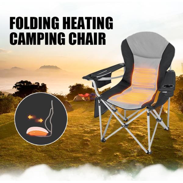 Oxford Cloth Hot Seat Folding Chair 160kg Portable Heated Stadium Seats