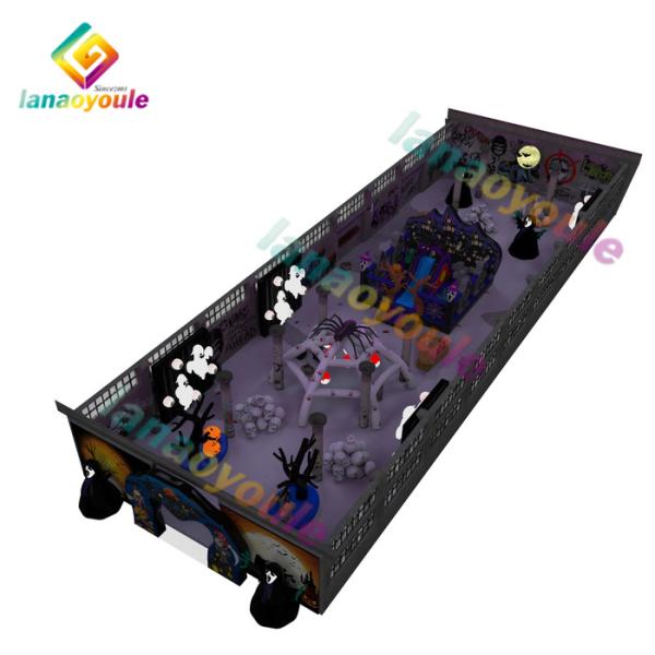 Giant Halloween Inflatable Maze Combo Castle Bouncer Slide Inflatable Halloween