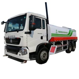 Sinotruk Howo Spray Gun Car Liquid Tanker Truck , Fire Sprinkler 20cbm