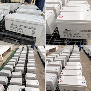 12V/24V/36V/48V Amosolar Lead Acid Gel Battery 100ah 200ah for Off-Grid Solar