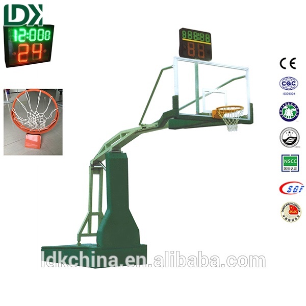 Stadium Training Basketball Stand Portable Electric Hydraulic Basketball Ring System