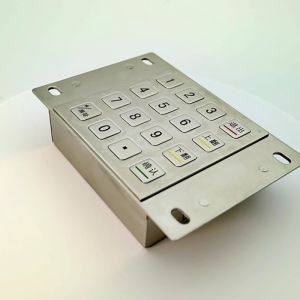Quality IP65 Waterproof 304 Stainless Steel ATM EPP Pin Pad for sale