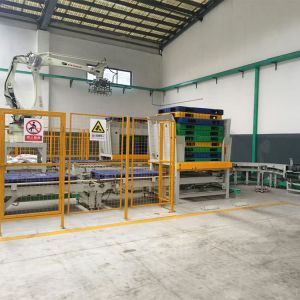 Automatic Vertical Column Palletizer Robot ABB Palletizing Machine