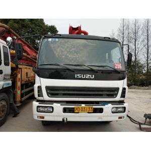 Quality 37 Meter Refurbished Truck Pump Used Putzmeister Concrete Pump Hot Sale for sale