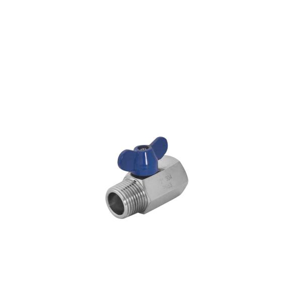 CF8 CF8M Female Male Thread Mini Ball Valve with Butterfly Handle Customized Request