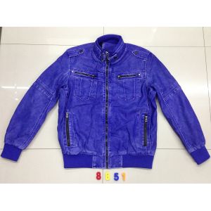 China 8851 Men's PU fashion jackets stock(men's coat) on sale