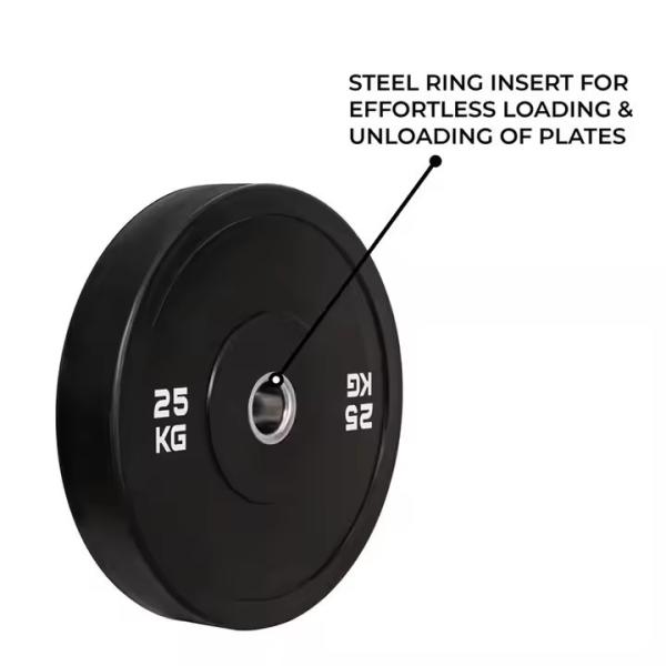 Buy 45 Lb Rubber Weight Plates Green Weightlifting Bumper Plate 51mm at wholesale prices