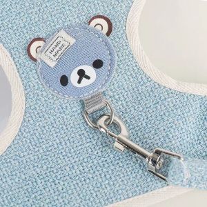 Pet Harness Beathable Adjustable Cutomized for Small Teddy Dogs