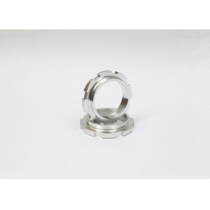 Self Locking Din 981 Round Lock Nut With Cnc Machining