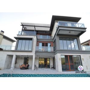 Anodized Swing Airproof Slim Profile Aluminium Windows With Aluminum Alloy
