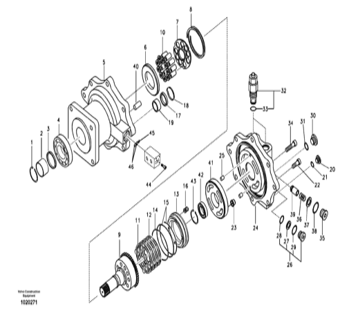 14512788 VOE14512788 Sealing Kit Excavator Spare Parts Fitting For Vo-lvo EC330B EC330C