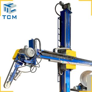 Inox Cylindrical Tank Shell Inner Exterior Surface Automatic Polishing Machine