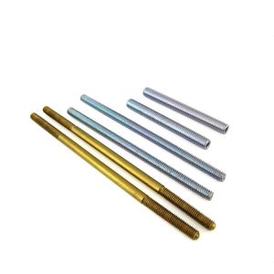 Double End Screws Hanger Bolts Custom Finish DIN Standard for Wood Thread M6 M8