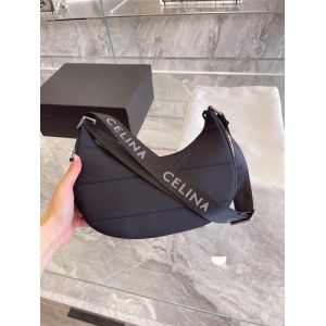 Letter Strap PU Shoulder Bag Down Quilted Shoulder Bag