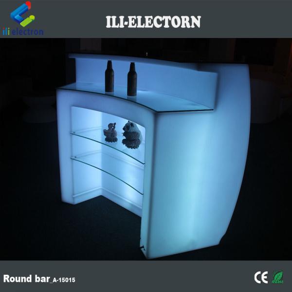 Illuminated Portable led bar counter Lightweight movable Durable waterproof for events