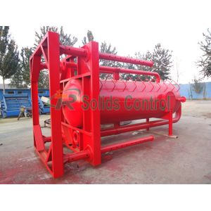 Skid Mounted 800mm Oil Drilling Mud Gas Separator