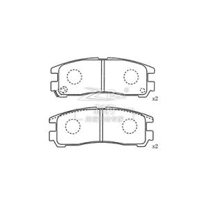 OEM SFP000929 land rover brake pad Lucas Girling Braking System