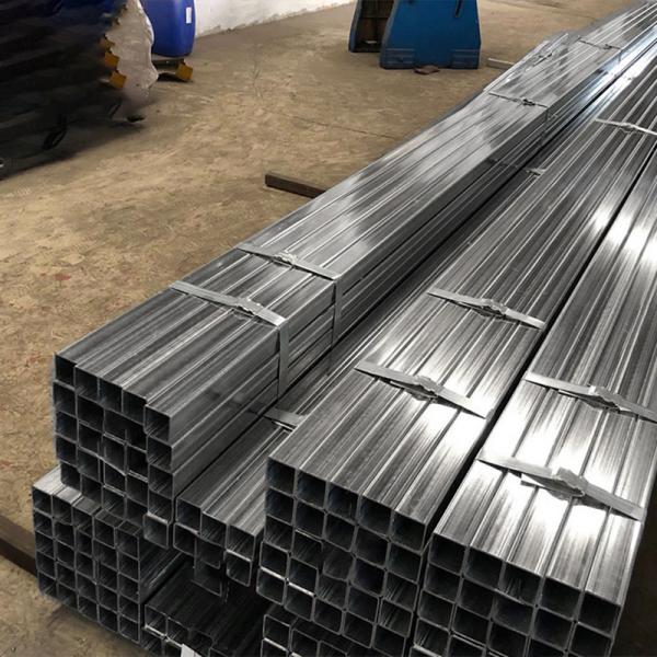 Non-oiled Galvanized Square Tube Steel for 75x75 Square Rectangular Hollow Steel Tubes