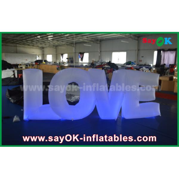 Colorful Inflatable Lighting Decoration Letter Love With Led light For Party or Wedding Decoration