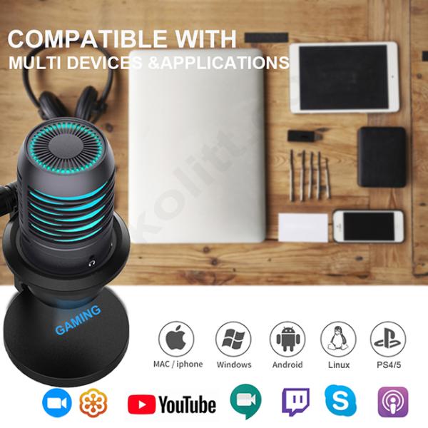 HD 1080p Webcams With RGB Lighting