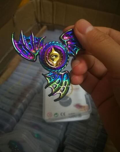 Hot sail One Eyed Finger Gyro Dragon Wings Fidget Spinner EDC Toy 1118