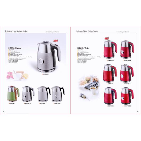 Electric Kettle with Automatic Shut-Off and Boil-Dry Protection