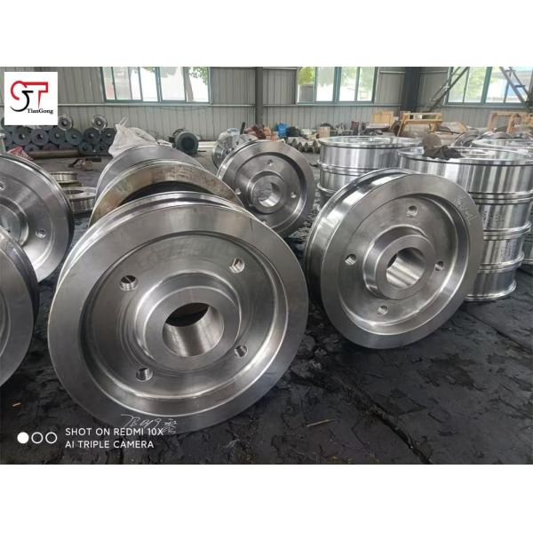 Forged Crane Wheel For Industrial Cranes Handling Equipment Custom Forged Wheels