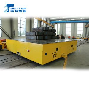 80ton Electric Driven Railway Vehicle Material Handling Transfer Trolley