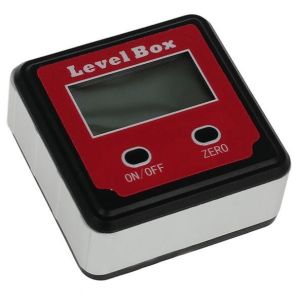 Red Precision protractor inclinometer Level digital angle finder Bevel Box