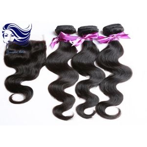 China Double Weft Human Hair Extensions Peruvian Loose Wave Virgin Hair on sale
