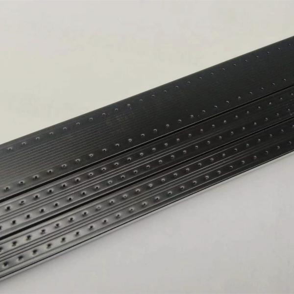 2024 New Black High-Frequency Welding Aluminum Spacer Bar For Glass Aluminum Garage Door