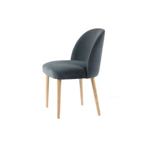 Strong 630mm 840mm Velvet Upholstered Chairs For Cafe