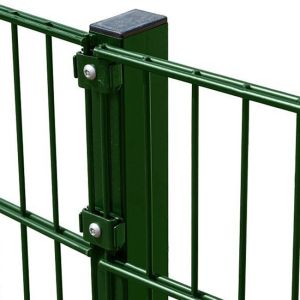 656 868 Welded Mesh Fencing 50x200mm , 2D Galvanized Wire Fence 630-2430mm