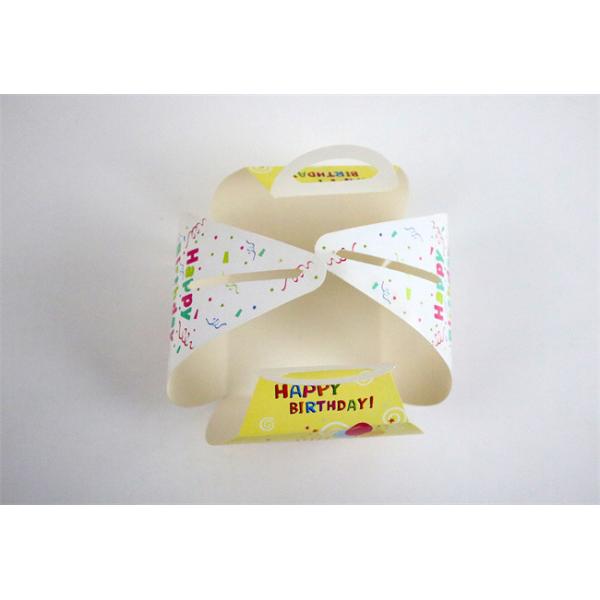 Birthday Cake Colored Cardboard Cake Box Cupcake Boxes - CUSTOM SIZES