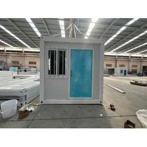 Folding Collapsible Sandwich Panel Container House Porta Cabin Shop with Local