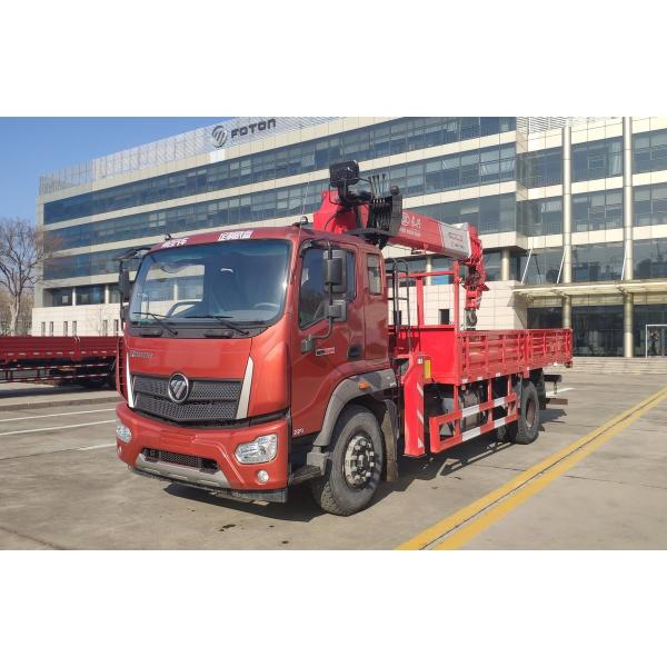 Buy Foton Truck Mounted Crane 4*2 Drive Mode 9 Tons Single Cab 220hp Left Hand Drive at wholesale prices
