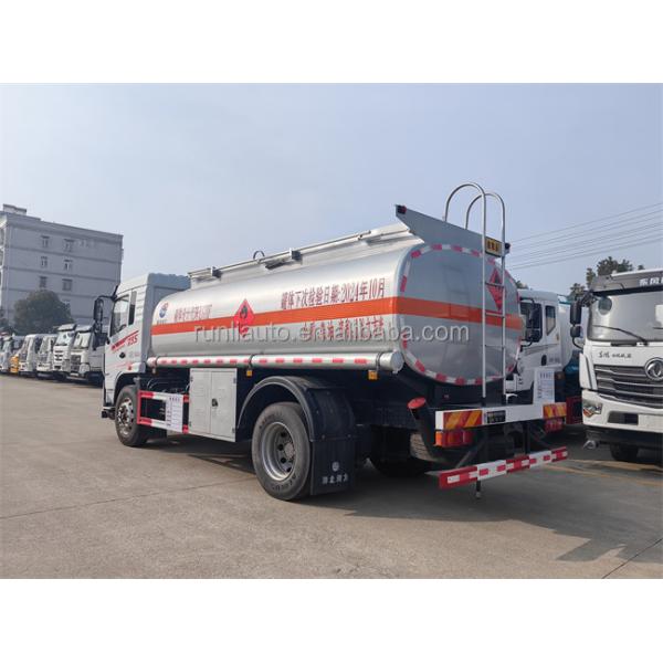 Dongfeng 4x2 LHD Fuel Tank Truck 6 Wheeler 10000liter Oil Tanker Truck For Ethiopia