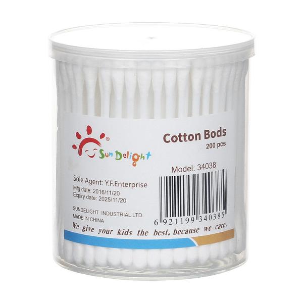 Buy 200 Pcs Disposable Cleaning Baby Safety Cotton Buds at wholesale prices