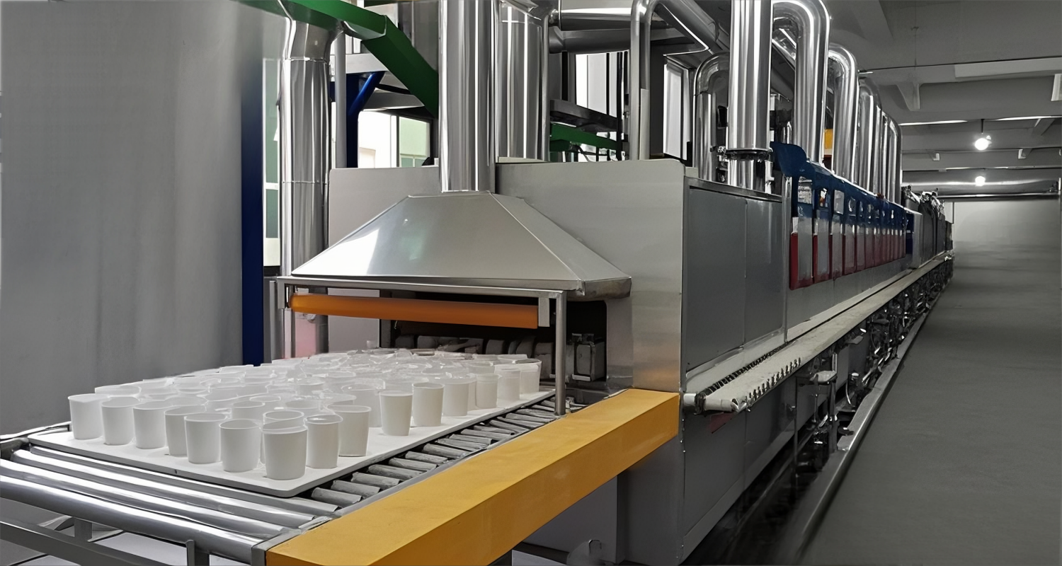 High Temperature Firing Cycle Roller Kiln Customized Diameter Max Temperature Of