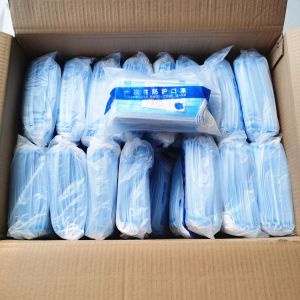 Antibacterial Disposable Protective Mask With Adjustable Aluminum Nose Piece