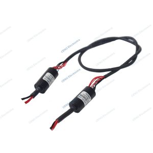 Bi Fold Miniature 10rpm Slip Ring Capsule For Lamp Showing Stand Or Camera