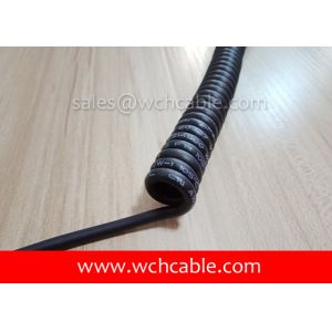 Quality UL20475 High Quality Polyurethane Auto Spiral Curly Cable for sale