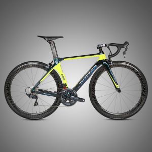 Multi Color Carbon Fiber Road Bike R8000 Groupset Long Range High Carbon