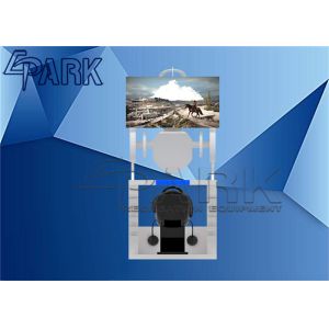 9D Crazy Horse Racing VR Simulator Arcade Game Equipment With Dynamic Platform