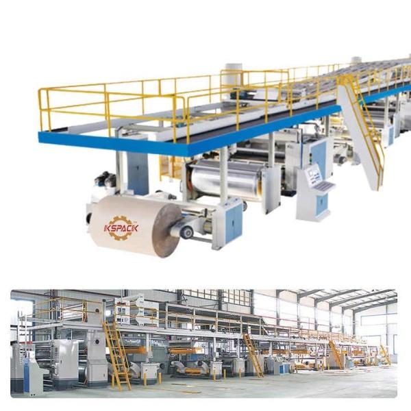 Buy Automatic 3/5/7 Ply Corrugated Board Production Line at wholesale prices
