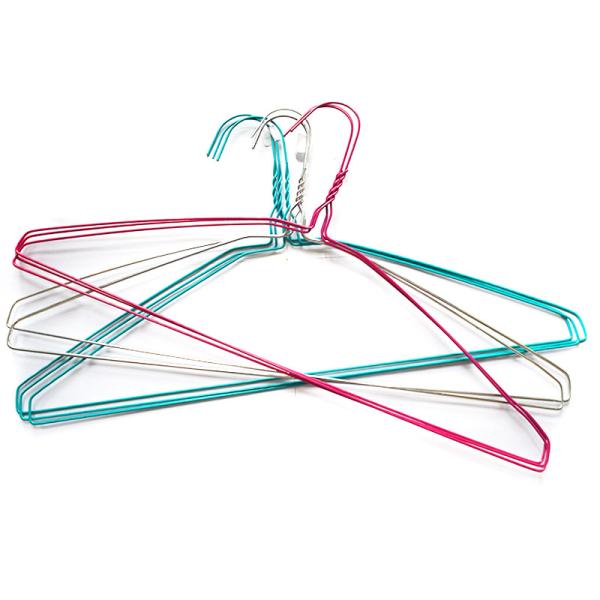 Buy Supermarket Galvanized Thickness 2.2mm Steel Wire Hangers at wholesale prices