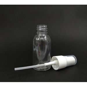 50ml Clear PET Plastic Spray Bottle With Classic Design