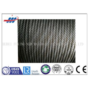 China 6-48mm Wire Gauge Strong Wire Rope Ungalvanized For Crane , High Strength on sale
