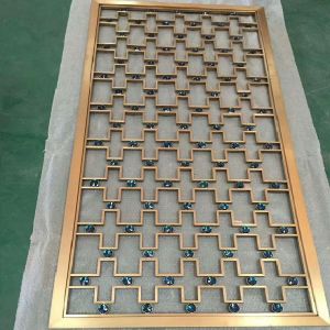 Laser Cut Metal Furniture Movable Screen Room Divider Partition