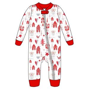 Christmas Baby long sleeve girls dresses christmas printing clothing children